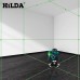 Лазерний нівелір 3D green 8 ліній Hilda