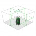 Лазерний нівелір рівень Xeast 4V1H green