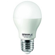 Світлодіодна лампа LED 12Вт, E27, 220В, INTERTOOL LL-0015